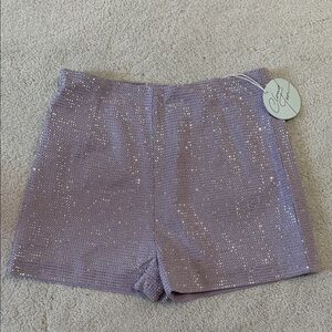 These Three Boutique Lavender Sequin Women's Shorts Size Medium